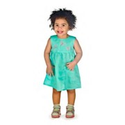 Платье детское бирюзовое фото