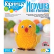 Игрушки из помпонов фотография