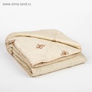 Одеяло всесезонное Адамас "Овечья шерсть", размер 172х205 ± 5 см, 300гр/м2, чехол п/э