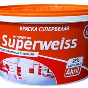Краски SUPERWEISS-супербелая, Лакокрасочные материалы