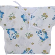 Сорочка – распашонка для новорожденных с мишками фото
