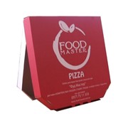 Коробки под пиццу с печатью логотипа фото