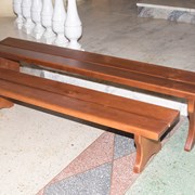 Скамейка деревянная фотография