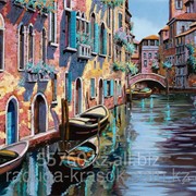 Картина стразами Венецианский канал 40х50 см фотография