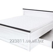 Кровать с двумя выдвижными ящиками LOZ/160 Luca 160х200 BRW лиственница sibiu светлая/сосна ларико фото