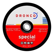 Круг шлифовальный DRONCO Special 125x6x22,2 AS30R/T27 фото