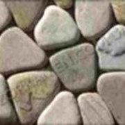 Плитка из обкатанного (галтованного) натурального камня песчаника для площадок, тротуаров и дорожек Рондо 3, код Г88