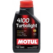 Высокоэффективное моторное масло MOTUL 4100 Turbolight 10W40 4л