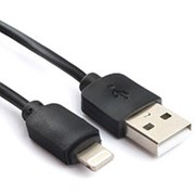 Кабель USB*2.0 Am - Lightning Гарнизон GCC-USB2-AP2-0.5M, чёрный - 0.5 метра