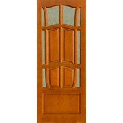 Дверь деревянная Лотос фото