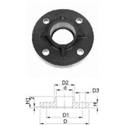 Фиксированные фланцы, PVC-U c раструбом для клеевого соединения, метрический