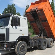 Вывоз строительного мусора самосвалом МАЗ-5516, 20 тонн фотография