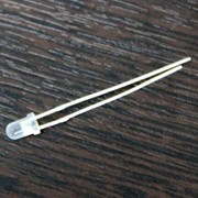 Светодиод 3 mm milk Blue 600-800 mcd фото