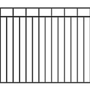 Забор металлический серия М-3 фото