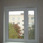 Двухстворчатое металлопластиковое окно Rehau Euro 60