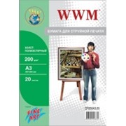 Холст WWM полиэс. 200g/m, A3 формат,20л. фото