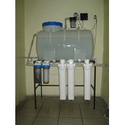 Установка доочистки питьевой воды стационарная. На основе озоновых технологий, без применения обратного осмоса. Производительность от 100л/ч. фото