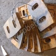 Лопатки бетоносмесителя JS500 бетонного завода