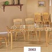 Комплект мебели из ротанга 3063 (стол+6 стульев) фотография