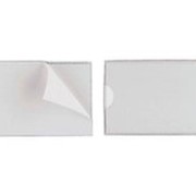 Самоклеящиеся карманы APLI для визиток, неудаляемые, прозрачные, 60X95мм 10 шт/уп
