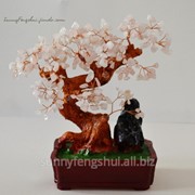 Сувенир денежное дерево, розовый кварц фото