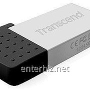 Флеш-накопитель USB 16GB OTG Transcend JetFlash 380 Silver (TS16GJF380S) фотография