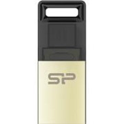 USB флеш накопитель Silicon Power 8Gb Mobile X10 , OTG, Champague (SP008GBUF2X10V1C) фото