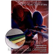 Цветной картон А4 гофрир.метал.(5цв.,5л.) Spiderman фотография