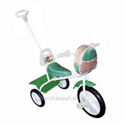 Детский Велосипед Малыш 09/3ПС зеленый с сумкой фото