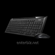 Комплект мышь+клавиатура RAPOO 8200p wireless, черный фотография