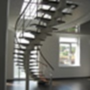Лестницы металлические винтовые фото