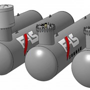 Подземный газгольдер с высокой горловиной FAS-6.5 – ПО для автономной газификации дома. Емкость объемом 6500л. фото