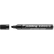 edding Маркер перманентный edding 2200С, заправляемый, скошенный наконечник, 1-5 мм Черный фотография