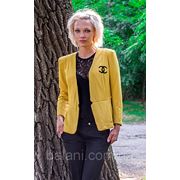 Пиджак Chanel (2104/КЛ)/желтый фото