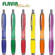 Ручки с логотипом FLAVIA Metallic фотография