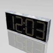 Часы-термометр светодиодные уличные 900х400 мм