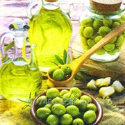 Салфетка для декупажа Зелёные оливки и масло фотография