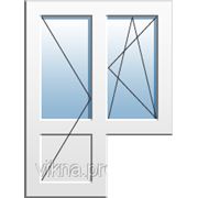 Металлопластиковые окна Rehau Euro 70 Maco, Однокамерный стеклопакет фото