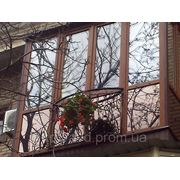 Теплое алюминиевое остекление балконов фото