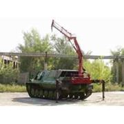Гусеничный транспортер-тягач ГТ-ТБМ с крано-манипуляторной установкой БАКМ-890 фото