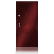 Дверь сталь +М2 бордовый молот антик фото