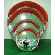 Зеркало дорожное сферическое с козырьком 600мм фото