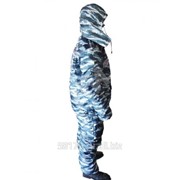 Костюм зимний (куртка+ полукомбинезон) тк. Оксфорд расцветка КМФ (серый) фотография