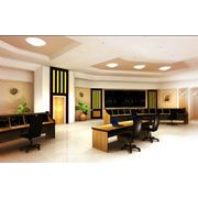 Дизайн и интерьер офисов помещений холлов и залов услуги дизайнера