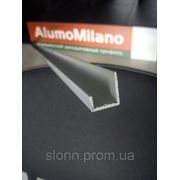 Разносторонний швеллер алюминиевый анод. 10*19*21,5*1,5 мм фото