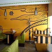 Дизайнерское оформление кафе, Киев, Украина фото