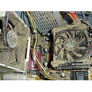 Очистка от пыли компонентов компьютера в Алматы фотография