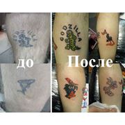 Коррекция татуировок фотография