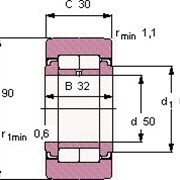 Опорный ролик NUTR 50 A SKF фотография