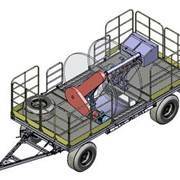 Прицеп-шасси тракторный модель 8469.20 - УНРК-2 (двухосный) фотография